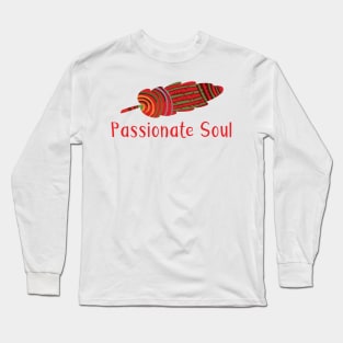 Passionate Soul - Feather Charms abstract illustration GC-107-03 Long Sleeve T-Shirt